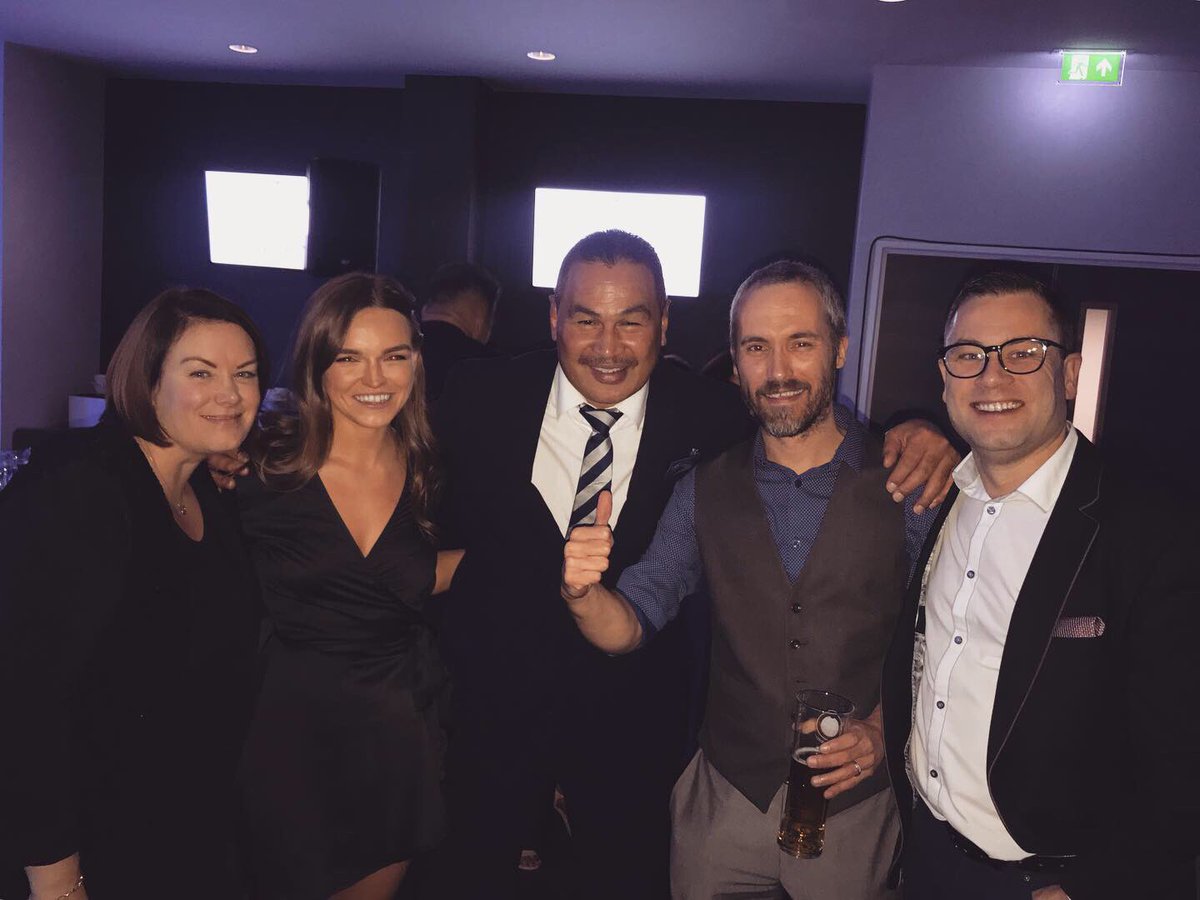 Steph_Purplex's tweet image. Great evening at the #BristolSportsAwards with the team at @Aquarian_Cladd! 🏆 

Made some new friends too 😉 @BristolBears 

@purplexkevin @PurplexUK