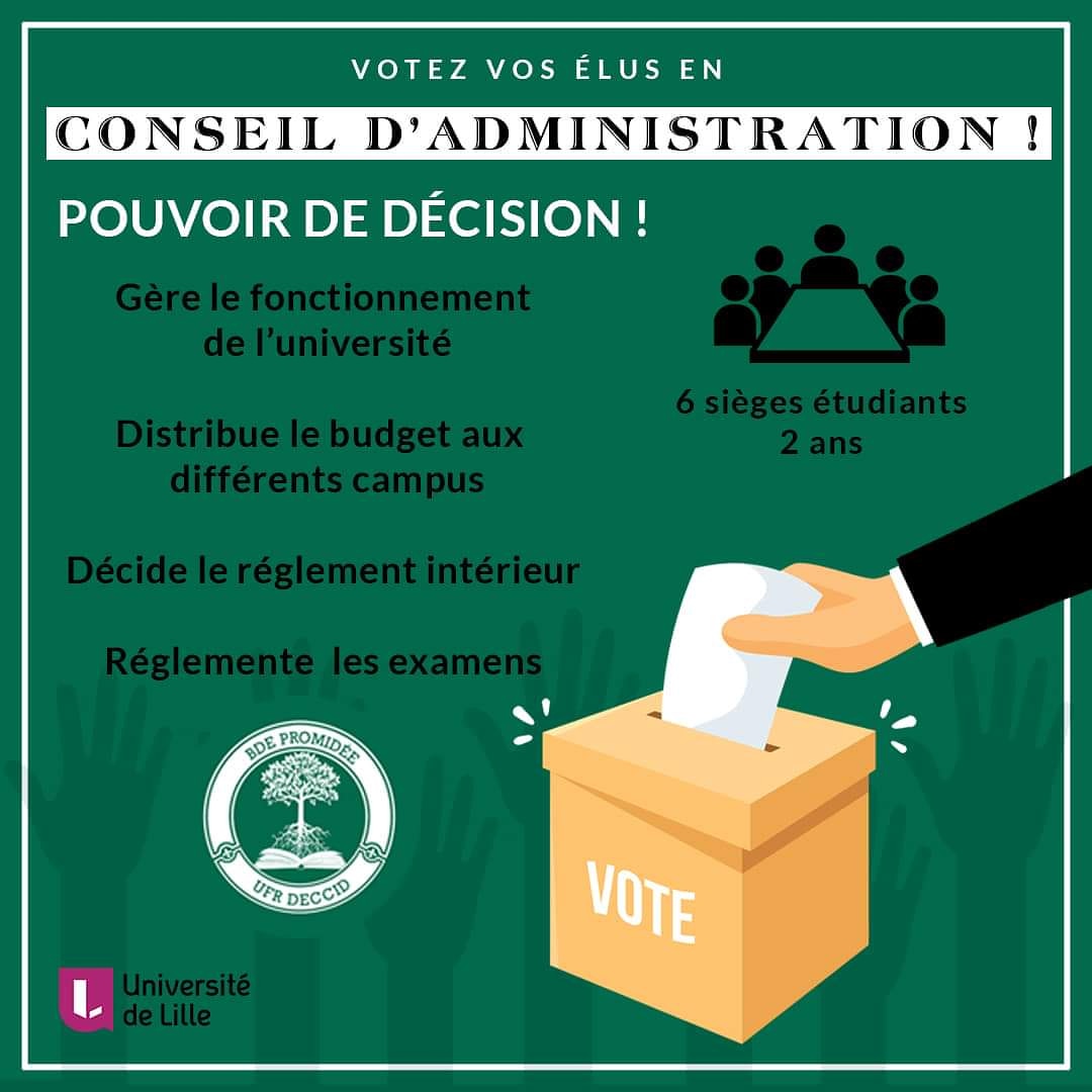 Promidee's tweet image. 🚨Élections : On vous explique  !!🚨

Le 26 Novembre prochain auront lieu les élections des Conseils Centraux.

Et c’est à vous de voter pour élire les étudiants et étudiantes qui défendront vos droits et vos intérêts au sein des conseils universitaires.