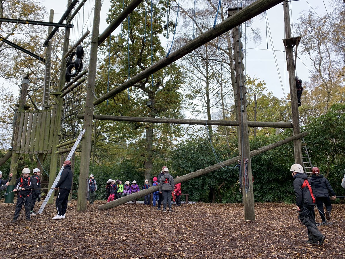 High ropes @HilltopNorfolk #highropes #bravechildren #fun #CareBelieveGrow