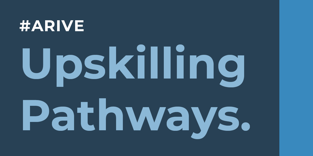 ARIVEeu's tweet photo. What are the aims of the #ARIVE Project? We are working to encourage humanitarian migrants with non-formal and informal skills and qualifications to assess and upskill to successfully enter the labour market through tailored education and support #upskillingpathways https://t.co/G4r9ecg7Ca