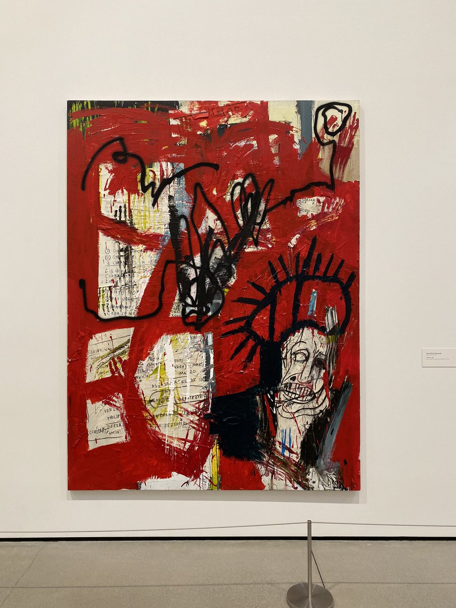 TheShiningSpot's tweet photo. Jean Michel Basquiat - At the Broad Musuem in Los Angeles https://t.co/BhxKV8Rczp