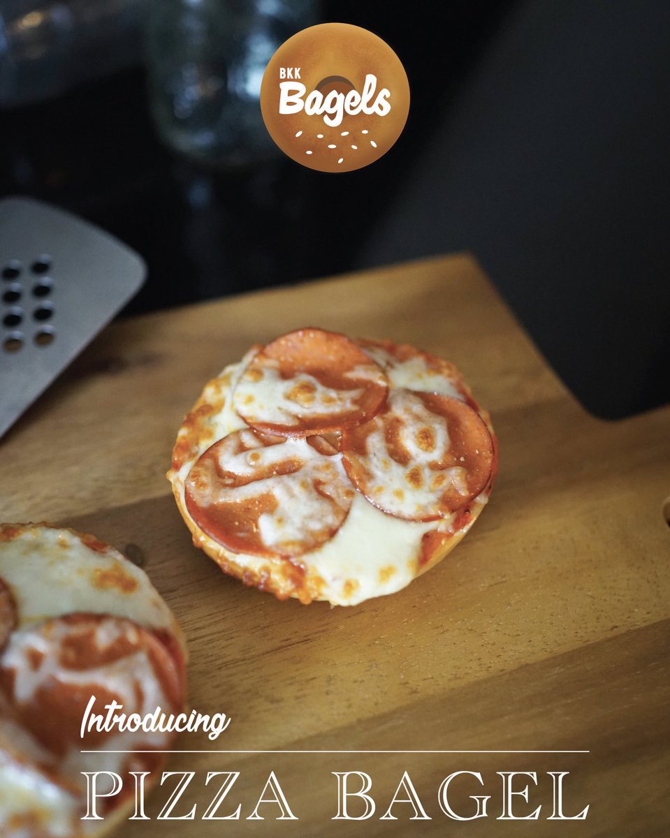 🍕🥯  Pizza Bagel is now available.  🎉