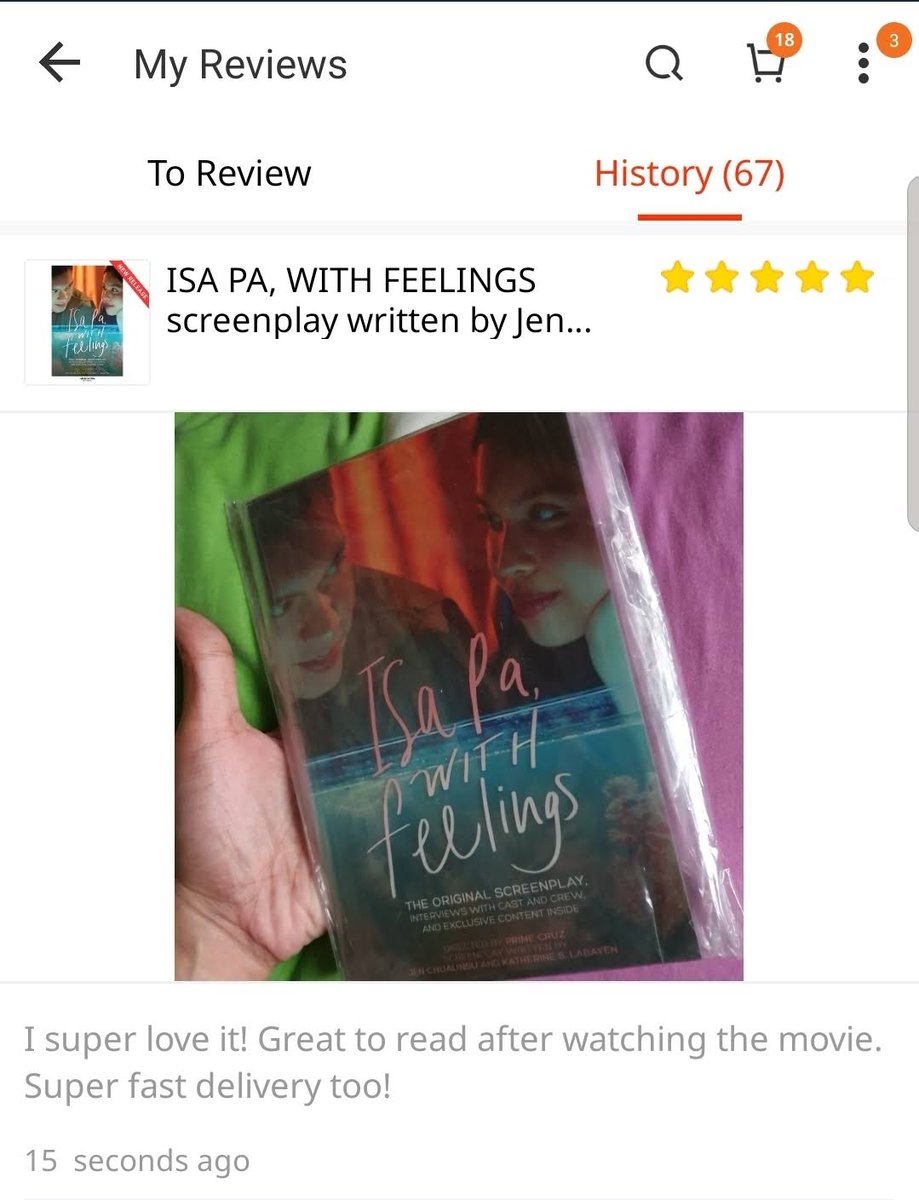 It's here! Super love the #IsaPaWithFeelings book. I gave a review on Lazada ✨
<a href="/mainedcm/">Maine Mendoza</a> #MaineMendoza