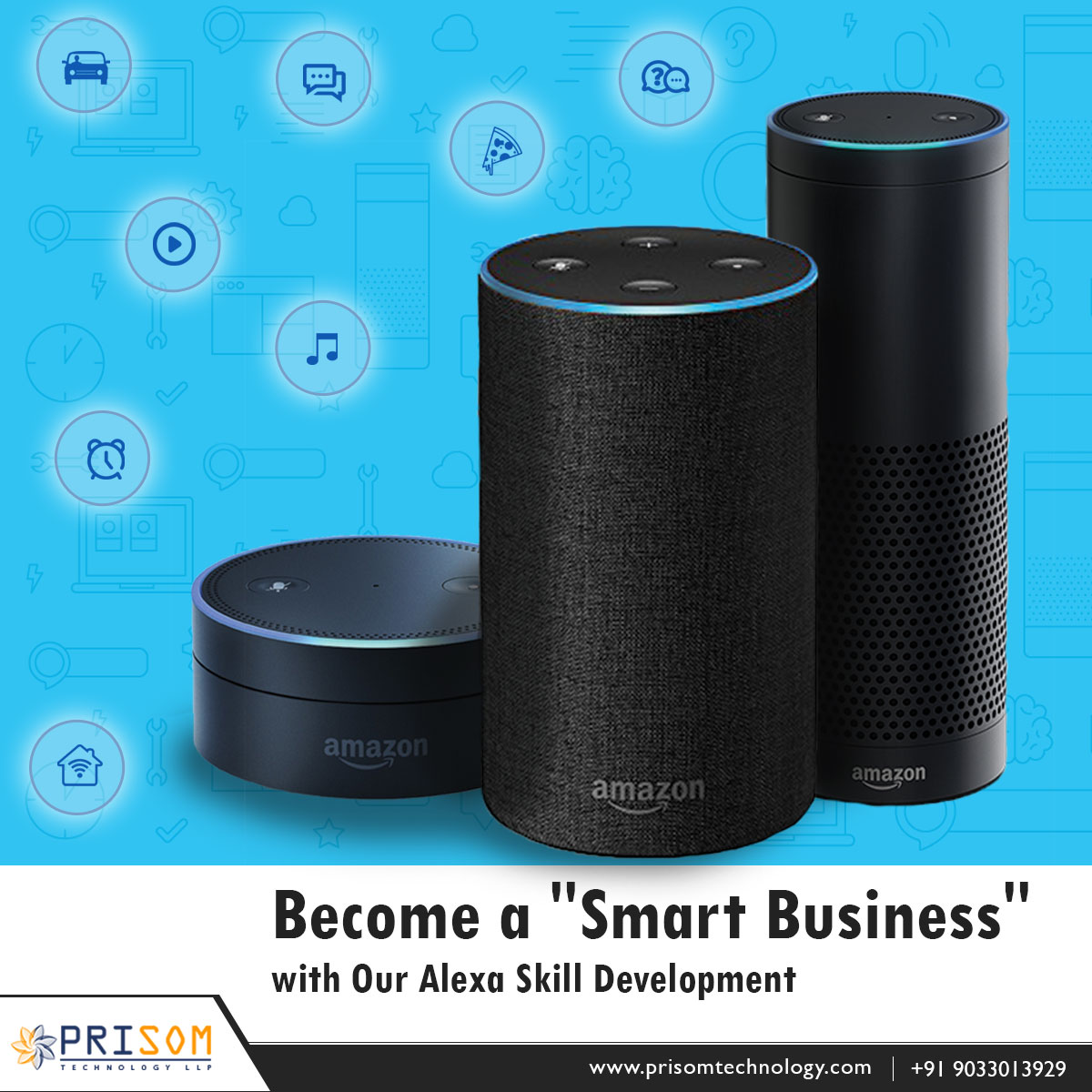 LlpPrisom's tweet image. Become a &apos;&apos;Smart Business&apos;&apos; with Our #AlexaSkillDevelopment: prisomtechnology.com/technologies/a…
#alexa #AlexaSkill #Skill #voicegame #voicegames #AmazonAlexa #AlexaSkill #AlexaSkills #voice #Amazon #alexaskill #Siri #Echo #voicefirst #alexaskill #happycoding #Prisomtechnology