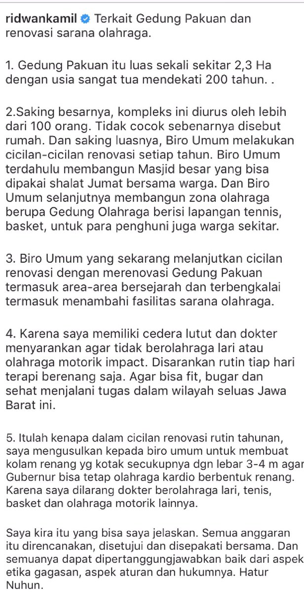Ridwan Kamil tweet media