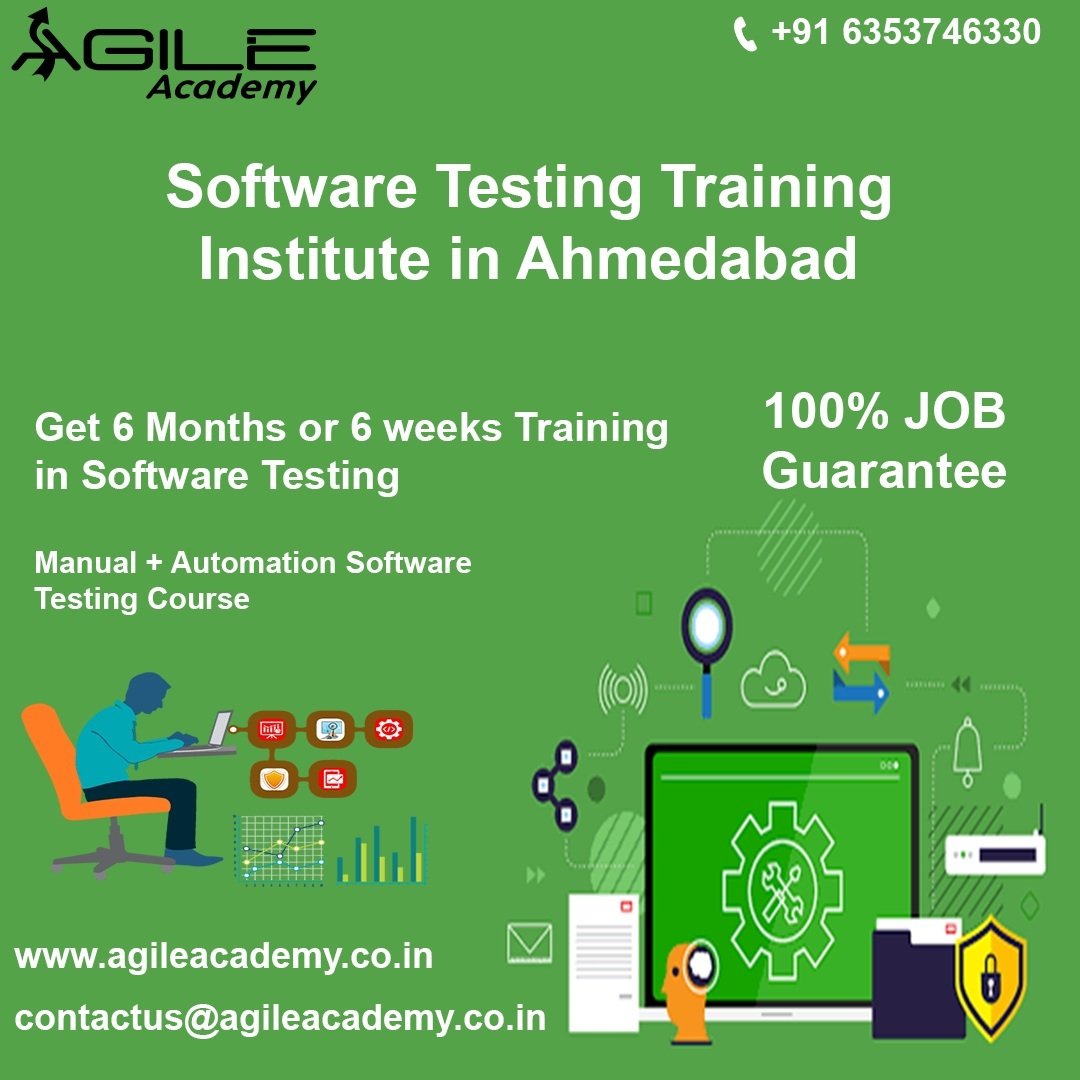 AgileAcademy_'s tweet image. Are you Looking for #SoftwareTestingTrainingInstitute in Ahmedabad? Walk in to Agile Academy, where we will give you the complete details of #SoftwareTestingTrainingCourse. For more details about #SoftwareTesting, call us on +91 6353746330 or visit us at bit.ly/32OjEU7