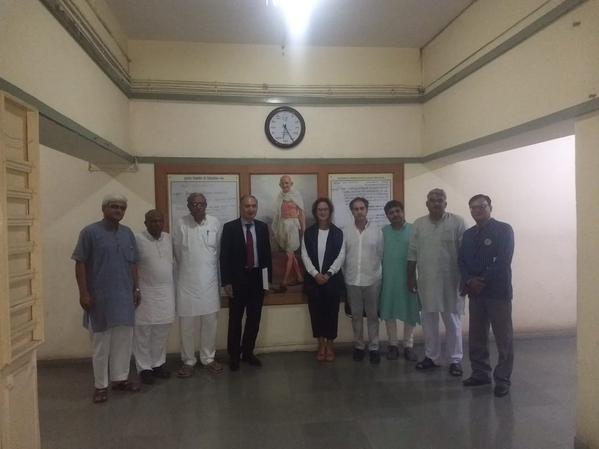 Visit of Prof. Antonio Largo Cabrerizo, Vice Chancellor, University of Valladolid, Spain @UVa_es to #Gujarat Vidyapith, #Ahmedabad under the Academic Visitors Programme of @ICCR_Delhi @AkhileshIFS @PPise2014 @MEAIndia @IndiainSpain @vinay1011