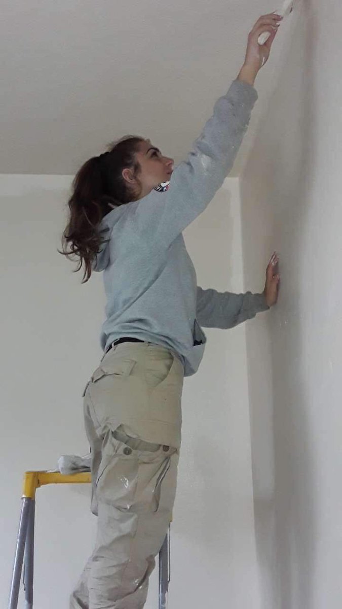 Today, members of Blue 4 painted the interior of one of Sabin CDC’s affordable housing units to help prepare it for future residents!