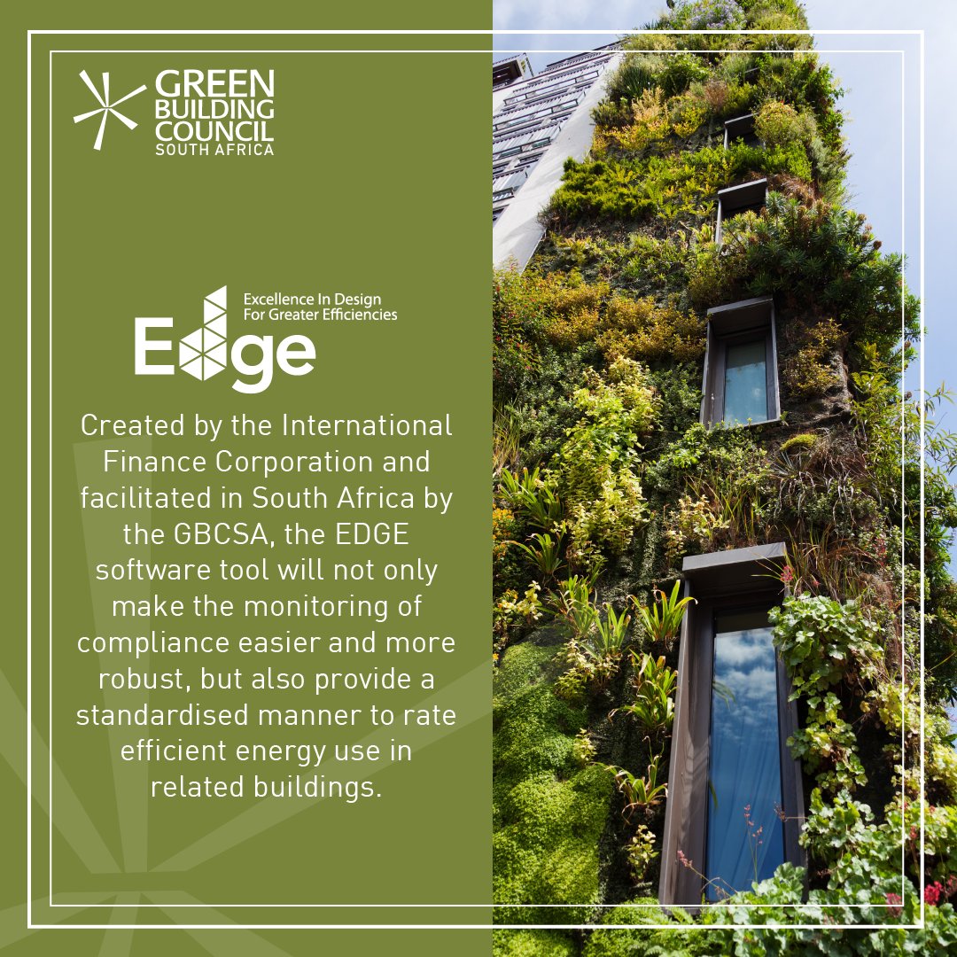 GBCSA's tweet image. Research is underway to make the EDGE software tool easier to use to monitor compliance and provide a standardised manner to rate efficient energy use in related buildings.  Find out more about the EDGE Expert – Face to Face Workshop by visiting ow.ly/2BX350x1OYh