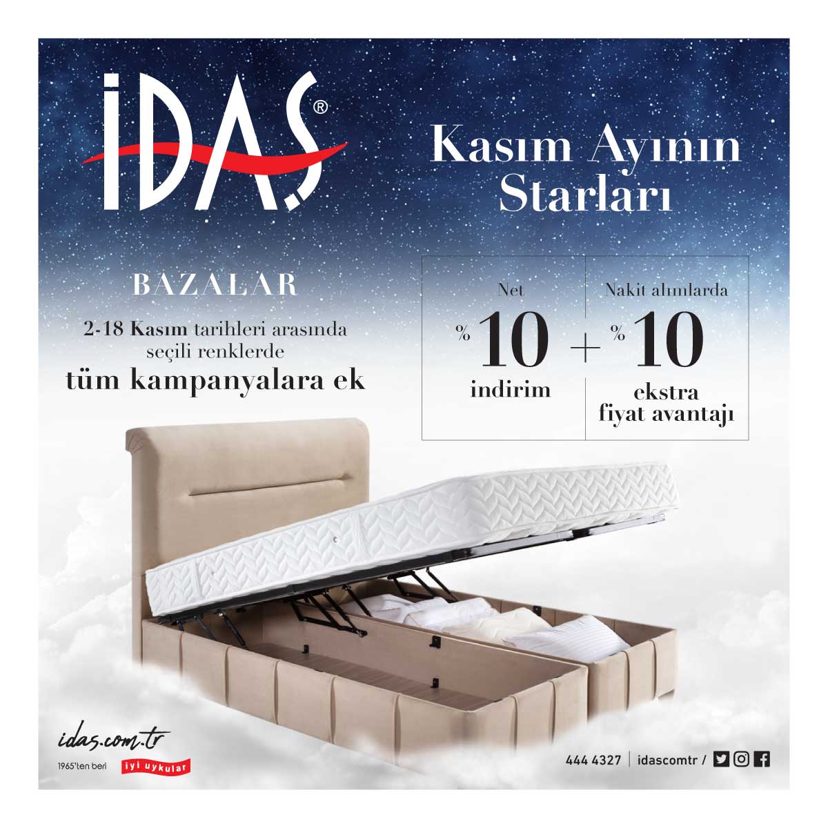 Idaş Yatak Fiyatları 2019 Kampanya