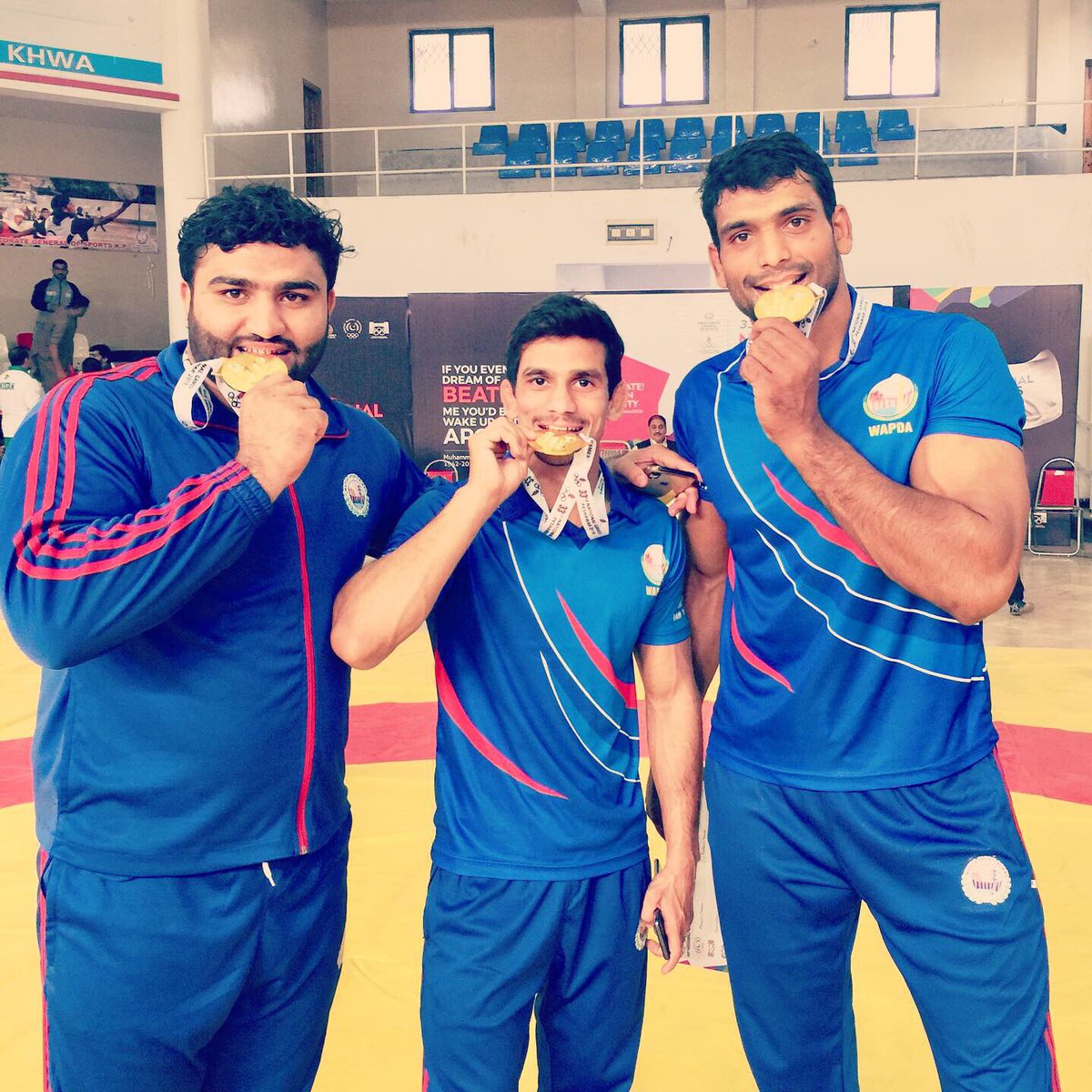 awan_wrestler's tweet photo. 33rd National Games 2019 Peshawar. https://t.co/l6bLcqcoxF