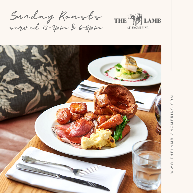 LambAngmering's tweet photo. Roasts don't get much better than these!  And don't forget our second service from 6-8pm.

Book a table via our websit https://t.co/qJcRQIOugQ
📞01903 774300
.
.
#sundayroasts #sundaylunch #roastdinner #roasties #local #sussex #eatingout #angmering #gastropub #delicious https://t.co/irz4C8KJ3H