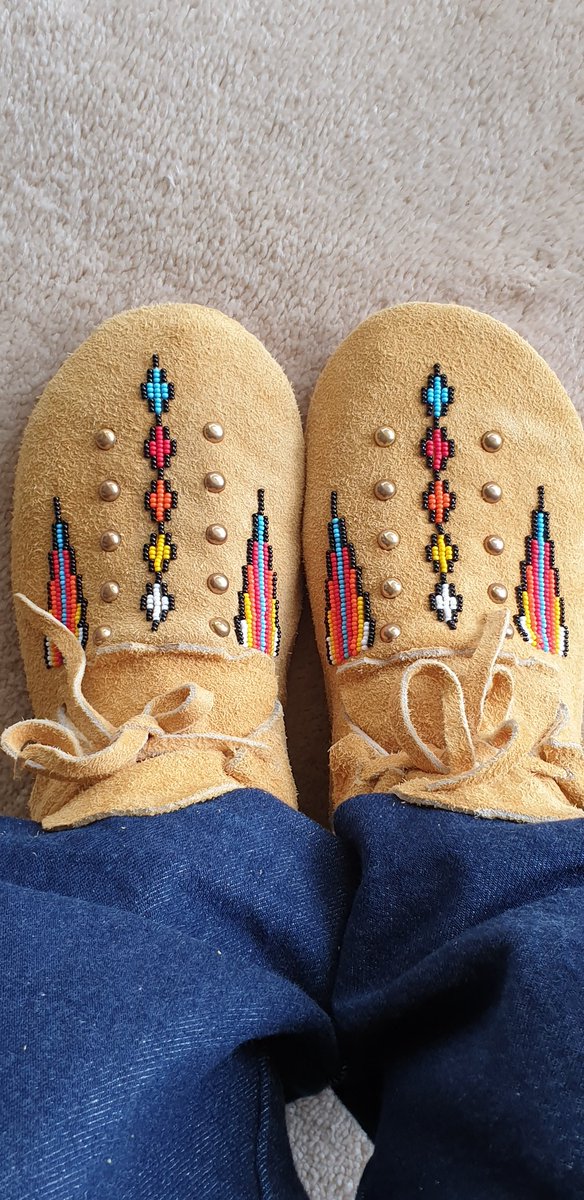 ShirlChartrand's tweet image. #RockYourMocs Anishinabekwe in Kaurna country, South Australia CBC Indigenous