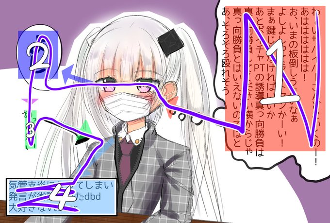 視線誘導のtwitterイラスト検索結果 古い順