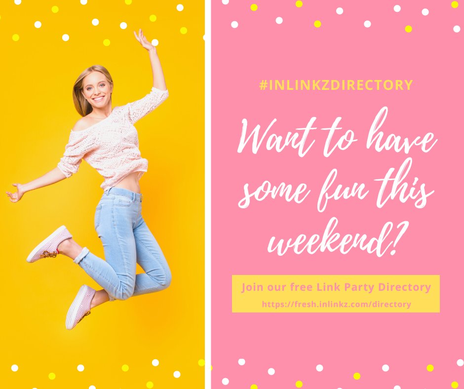 Want to have some fun this weekend? 🎉🥳 Visit the fresh.inlinkz.com/directory and pick a party that has a theme you’re interested in. ✂️🖌 Are you looking for new crafts? There are craft parties! 🍨🍲 Are you into cooking? Use the #inlinkzdirectory to find parties on this theme.
