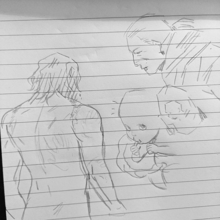 Some #deathstranding and general Norman doodles.... Young Norman from Dark Harbour is ???? 