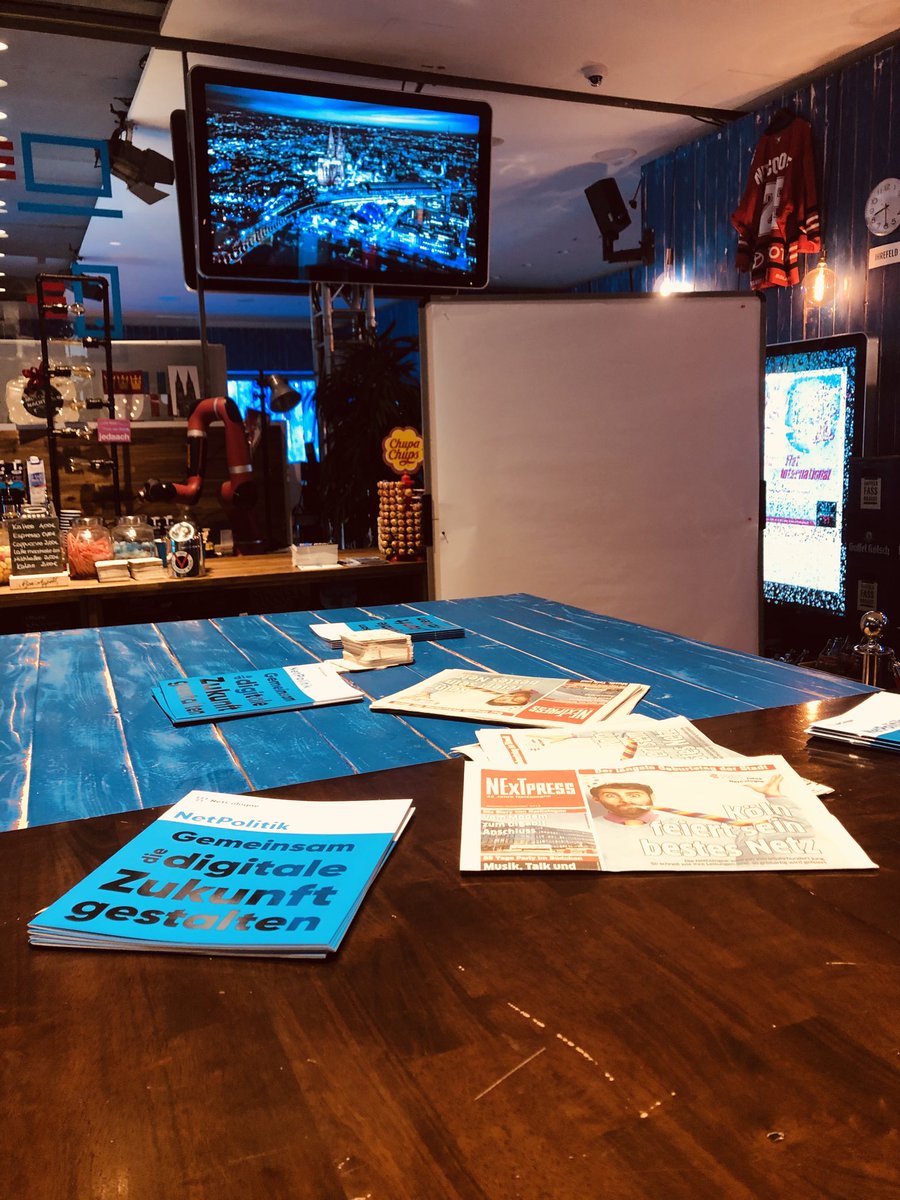 sthohm's tweet photo. Gleich geht es los. Unser Zukunftsfrühstück im #NetBüdchen #25NetCologne ⁦@NetCologneNEWS⁩ https://t.co/95ox24IAuC