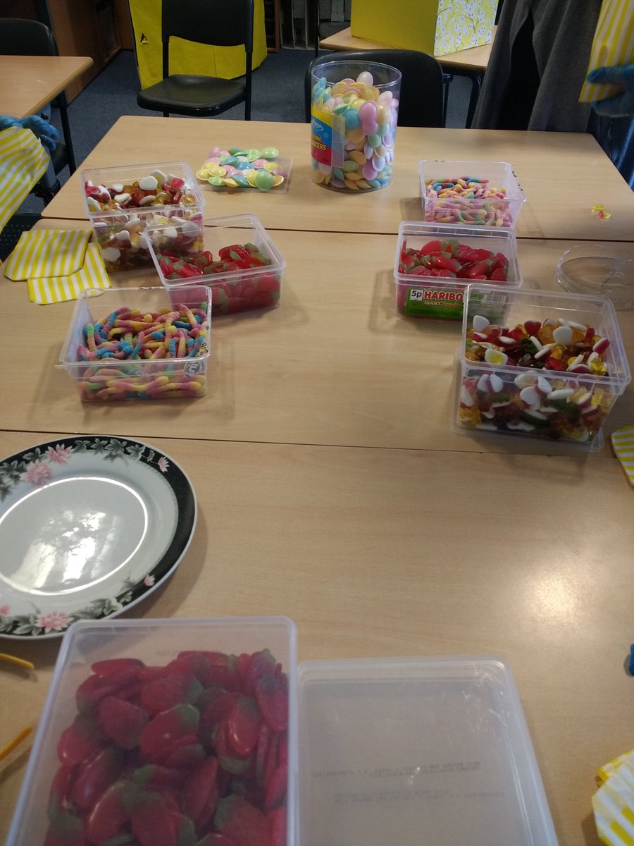 LarkyGeography's tweet photo. It's been a busy week getting ready for Children in Need. There will be a cake and candy sale on today at lunchtime in the 'street' and the annual Children in Need duck race will commence at 1pm. Good luck everyone!! https://t.co/fffZRT2LNn