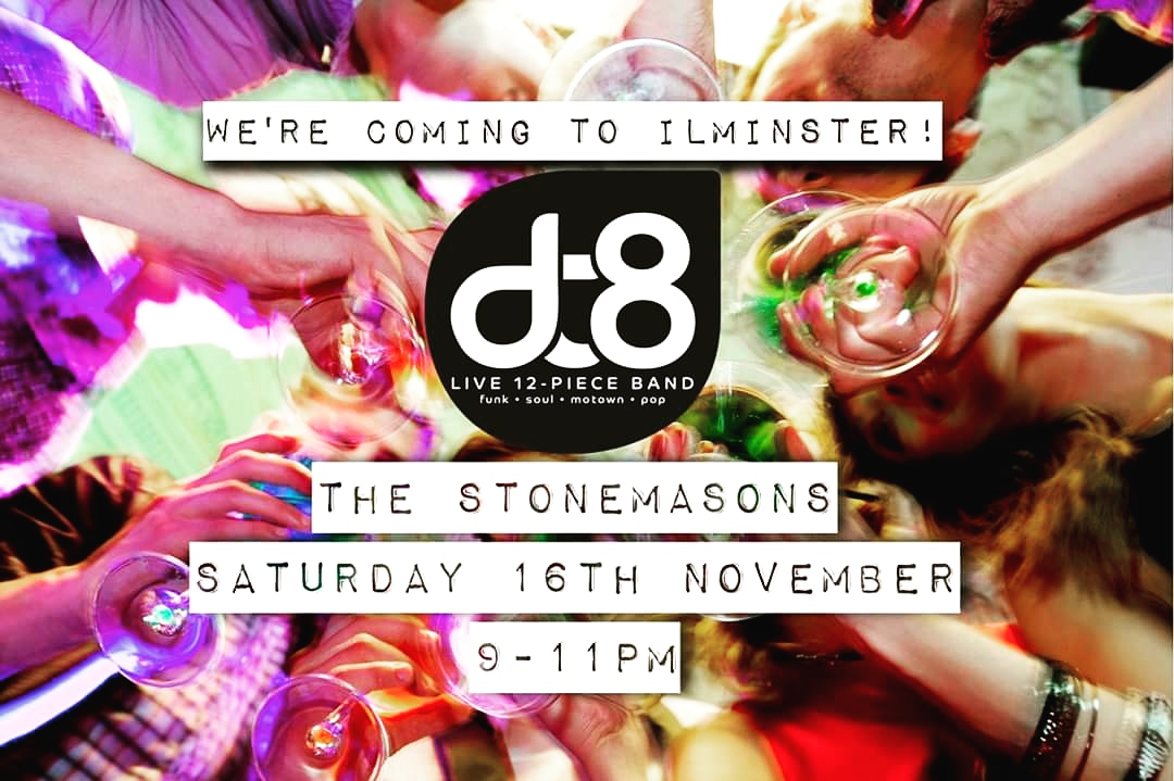 DT8live's tweet photo. Tomorrow........! Come and see for yourselves how DT8 make a good party GREAT!!
***FREE ENTRY***
#coverband #functionband #partyband #somersetwedding #dorsetwedding #southwest #funk #soul #motown #pop #entertainment #professionals #corporateentertainment #livemusic https://t.co/gSr2GgqXOi