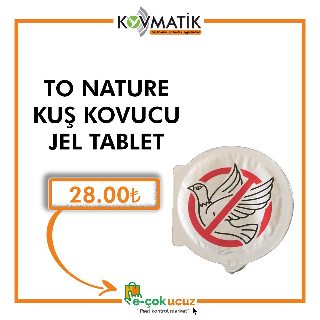 Kuşların cam önlerine pislemesi büyük bir derttir. Ancak geliştirilmiş içeriği sayesinde Kuş Kovucu Jel Tablet, kuşları kendine yaklaştırmıyor. Kuşların gelmesini istemediğiniz bölgelere Jeli koyduğunuzda büyük bir dertten kurtulmuş olacaksınız!
e-cokucuz.com/urun/kus-kovuc…