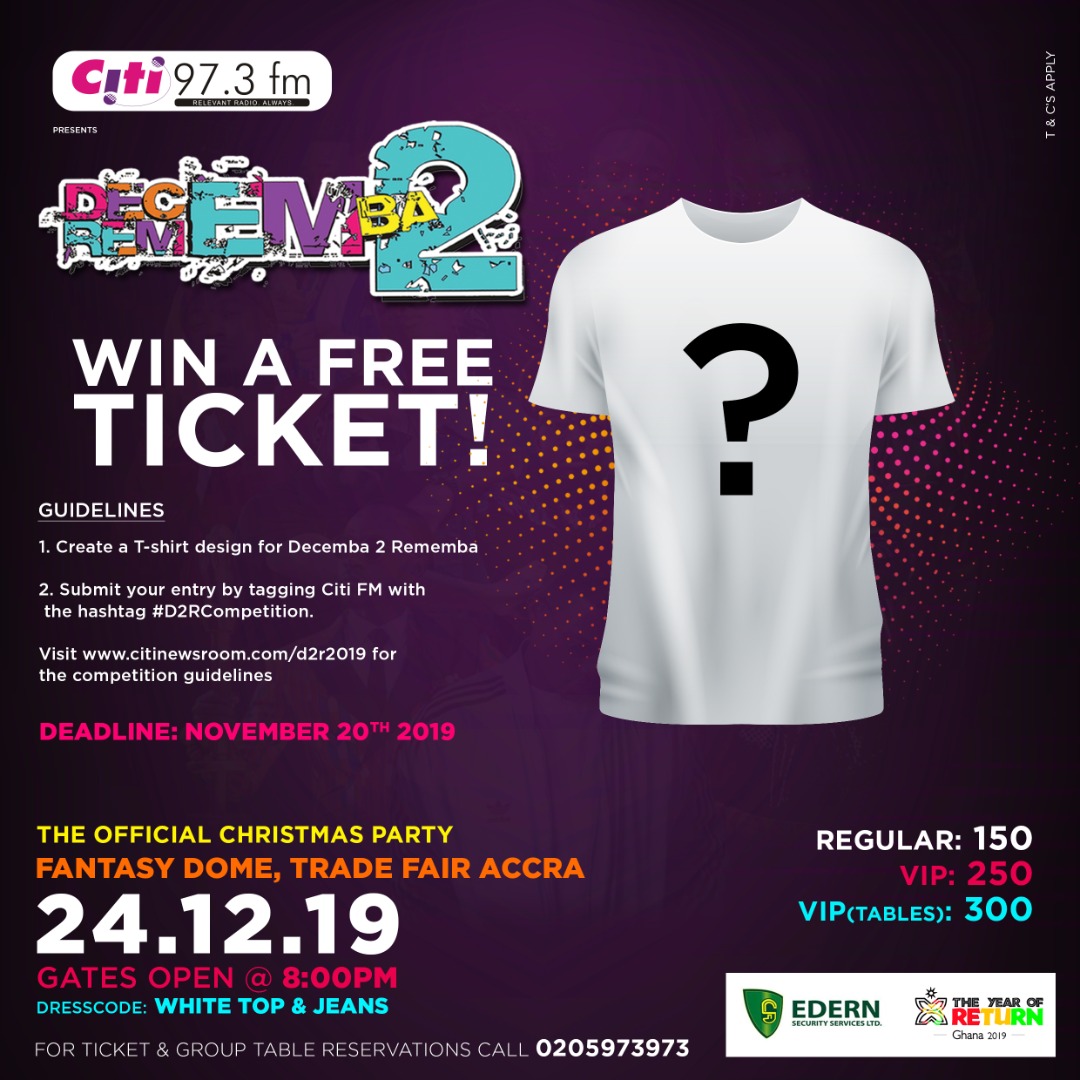 NiiJames's tweet photo. #D2RCompetition
Your design will win you a free ticket to #D2R2019 https://t.co/ww7QVN3JqZ