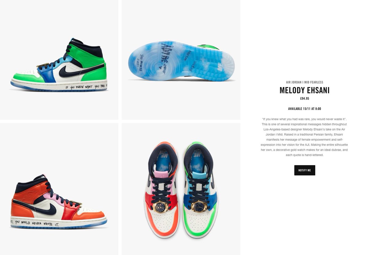 melody ehsani jordan restock
