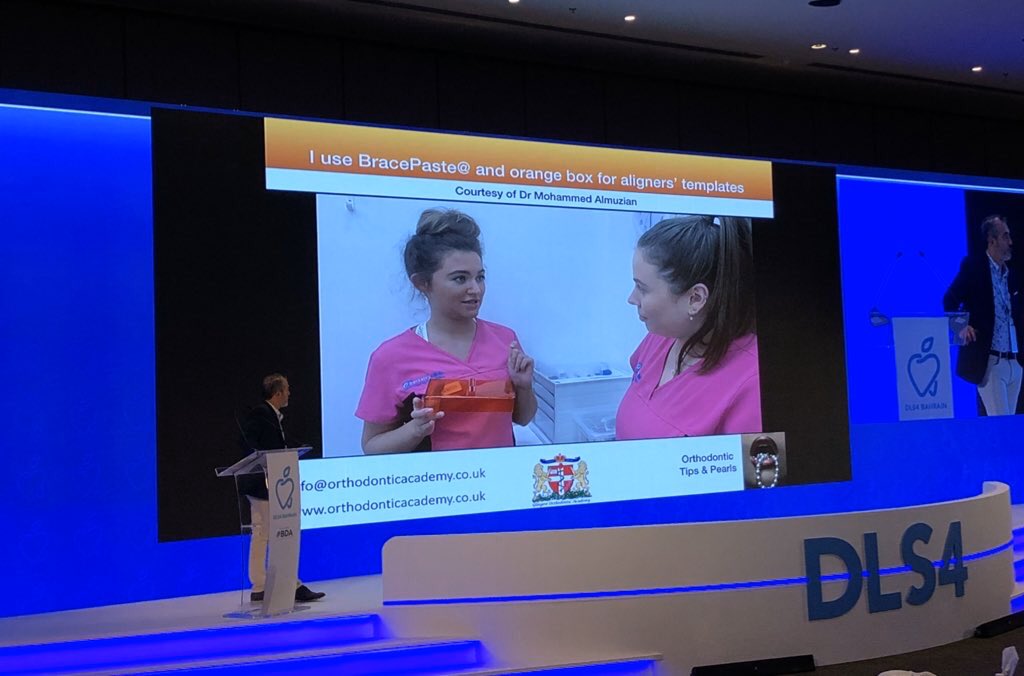BDAcenter's tweet photo. Dr. Mohammed Al-Muzian explaining a glimpse into the tips of a seasoned orthodontist lecture for #DLS4
#motivation #negativity #Bahrain #Friday #DLSbahrain #Aligners #orthodontics #Braces https://t.co/bHIYAhX0Tr
