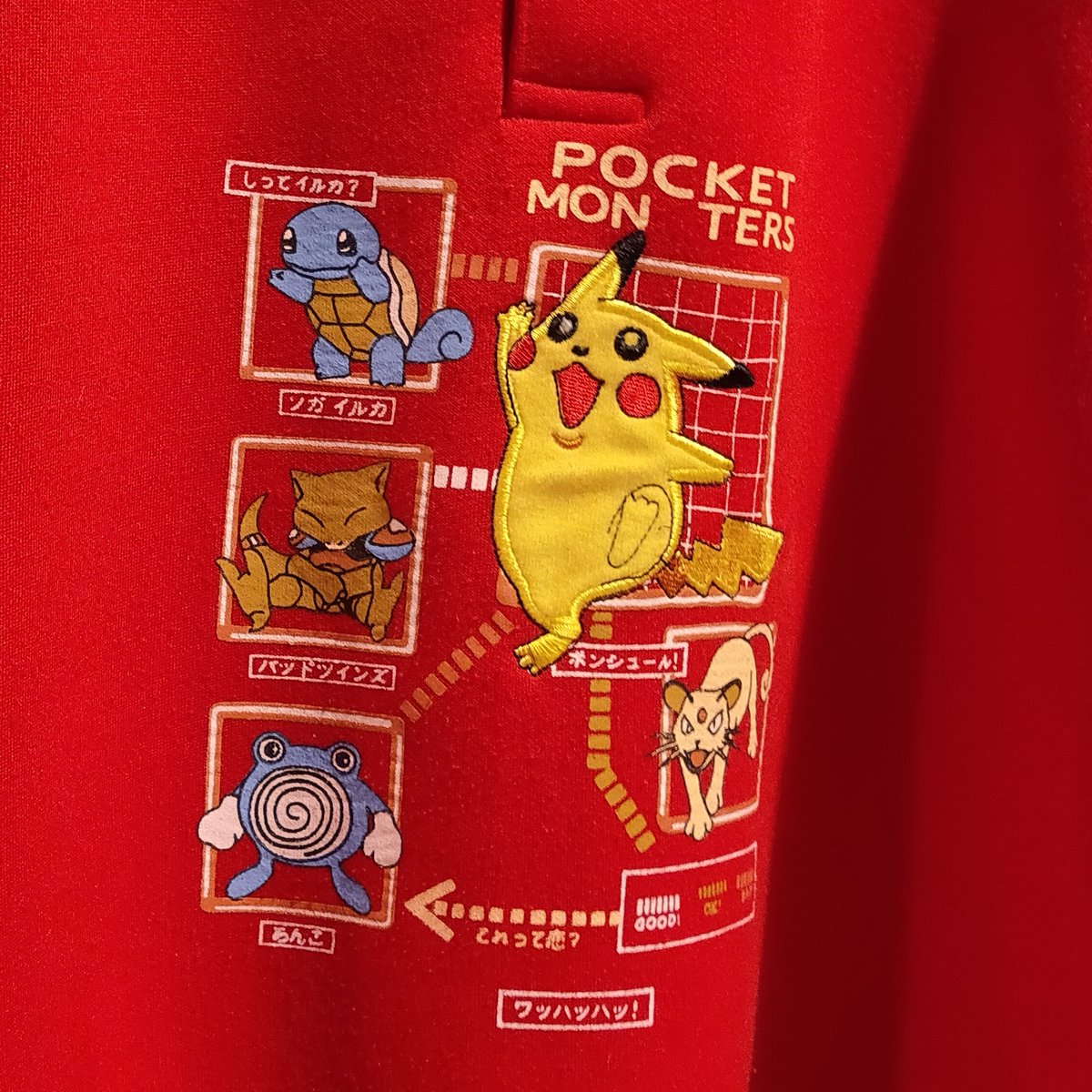 ポケモンがプリントされた服のデタラメにも程がある日本語で笑っていたらまさかの元ネタ発掘でびっくり Togetter