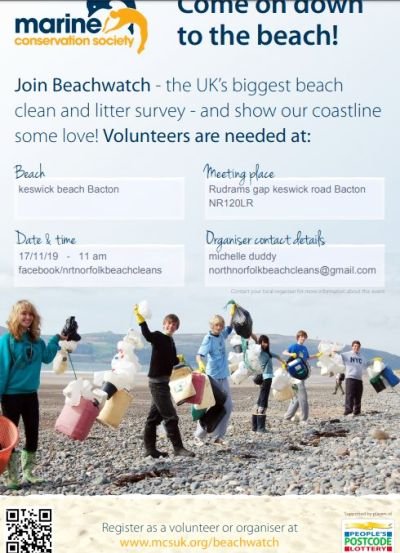 next #beachclean #bacton #norfolk Keswick side , rudrams gap keswick road Bacton NR120LR, 11 am this sunday 17th nov, please come and join in if you can, thank you :) more info here
facebook.com/events/2533657… <a href="/mcsuk/">Marine Conservation Society</a> <a href="/NorfolkTrails/">Norfolk Trails</a> <a href="/EDP24/">Eastern Daily Press</a> <a href="/BBCNorfolk/">BBC Norfolk</a> <a href="/SupportNWT/">NWT — OLD ACCOUNT, NOW @NorfolkWT</a>