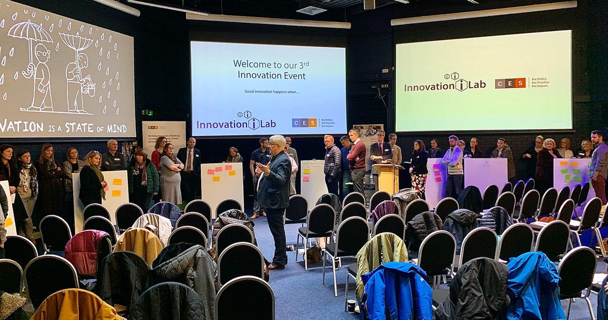 iLab_NI's tweet photo. @iLab_NI and @effectiveserv held 3rd Innovation Event yesterday @ArmaghPlanet where 80 civil servants considered "Good innovation happens when..." They got the chance to hear about public sector innovations #sbri and #gettingreadytolearn followed by workshops. https://t.co/OniEYFLSsx