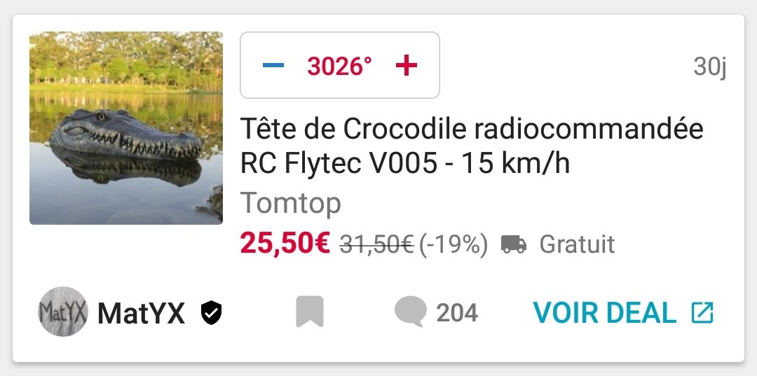 CmgBeats's tweet image. Y'a vraiment de tout sur @Dealabs ! 😂😂😂 #CrocoDeal