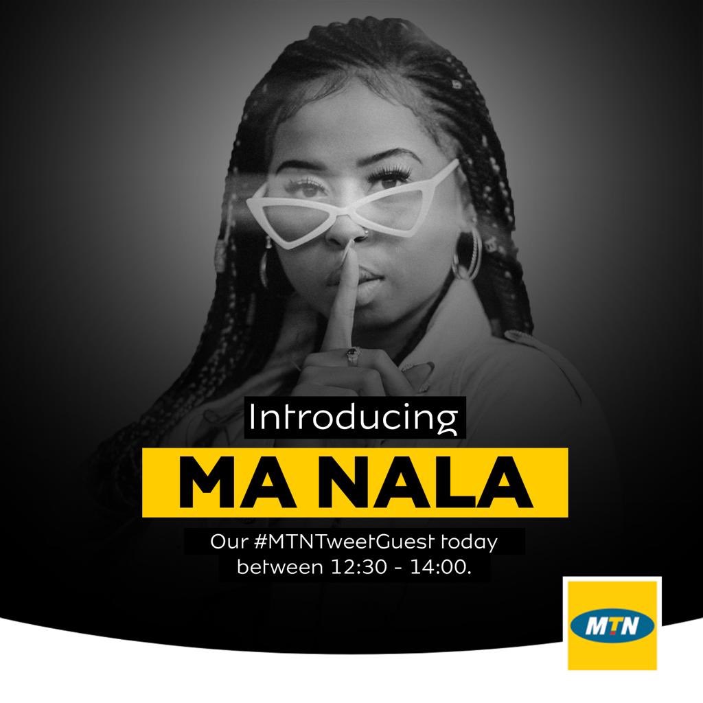YalEnt_'s tweet photo. At 12:30 @Ma__Nala will be a guest on #MTNTweetGuest! Join in on the conversation 🙌🏾✨ https://t.co/mj7vnDJzj9