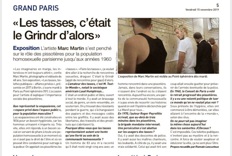 nathabooks's tweet image. Expo #LesTasses #MarcMartin #PointEphemere #20minutes