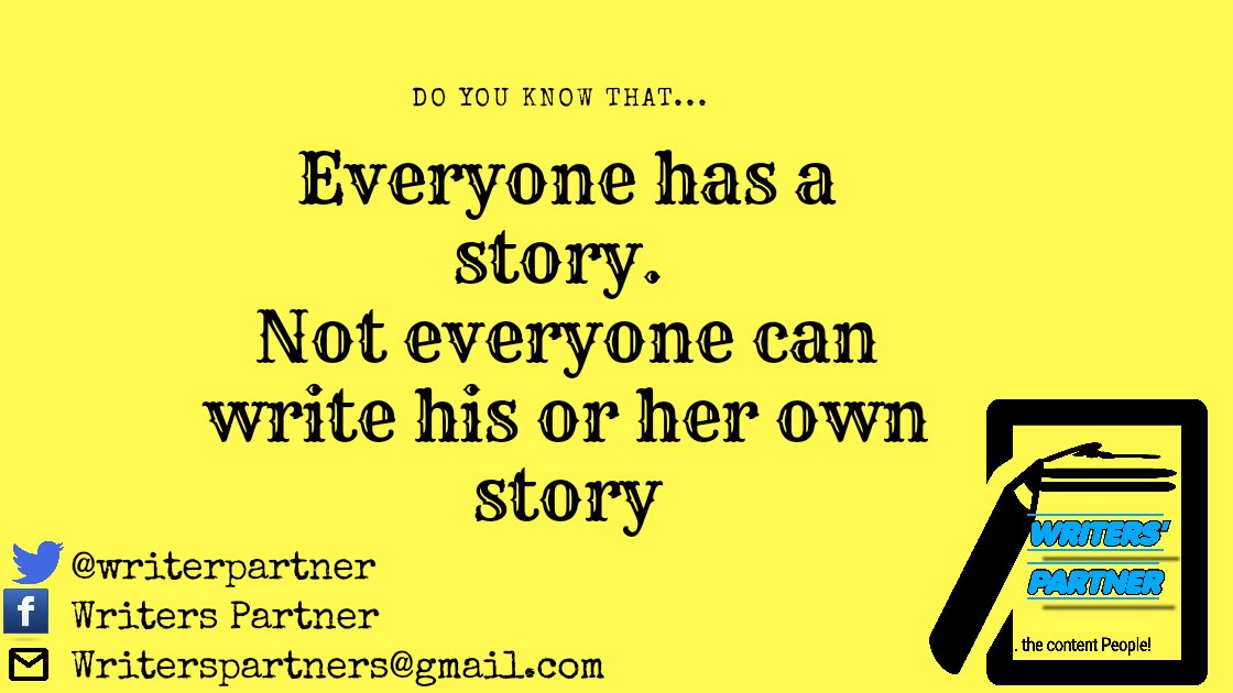 WriterPartner's tweet image. #autobiography
#writerscommunity 
#writeabook