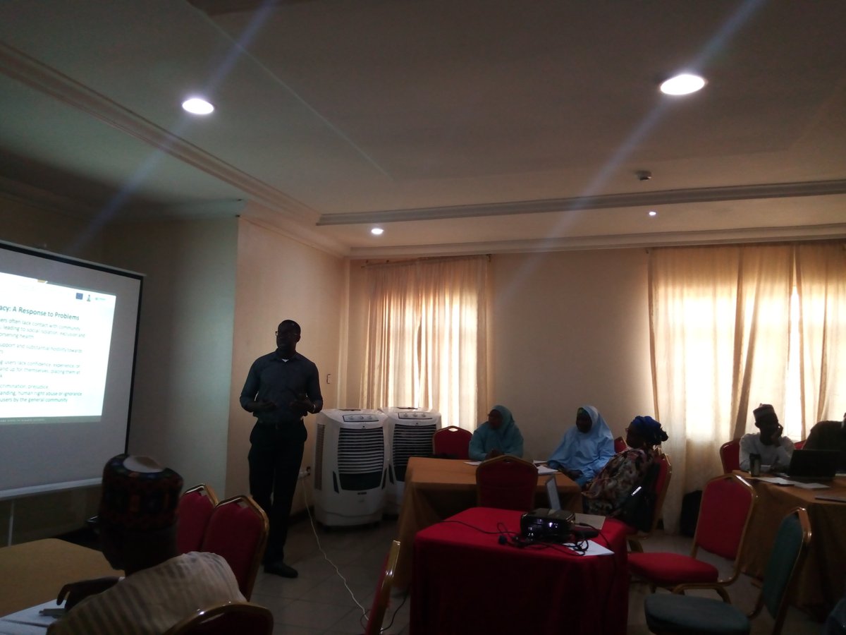 @MilestonesNgr @UNODC @aaron4africa @ToniaUmeh1 @jadequin_1 @femi_ultim8 @apyin_kaduna @NdondoSolomon @cardiblogger @Real_jaeflex @EWEI1 @Nojuma17 It is day 3 of the ongoing SENSITIZATION ON DRUGS AND #DRUG PREVENTION, TREATMENT AND CARE (DPTC) organized by @MilestonesNgr with support from @UNODC, and we are discussing Advocacy.
#ANAYD_Africa
#TGIF