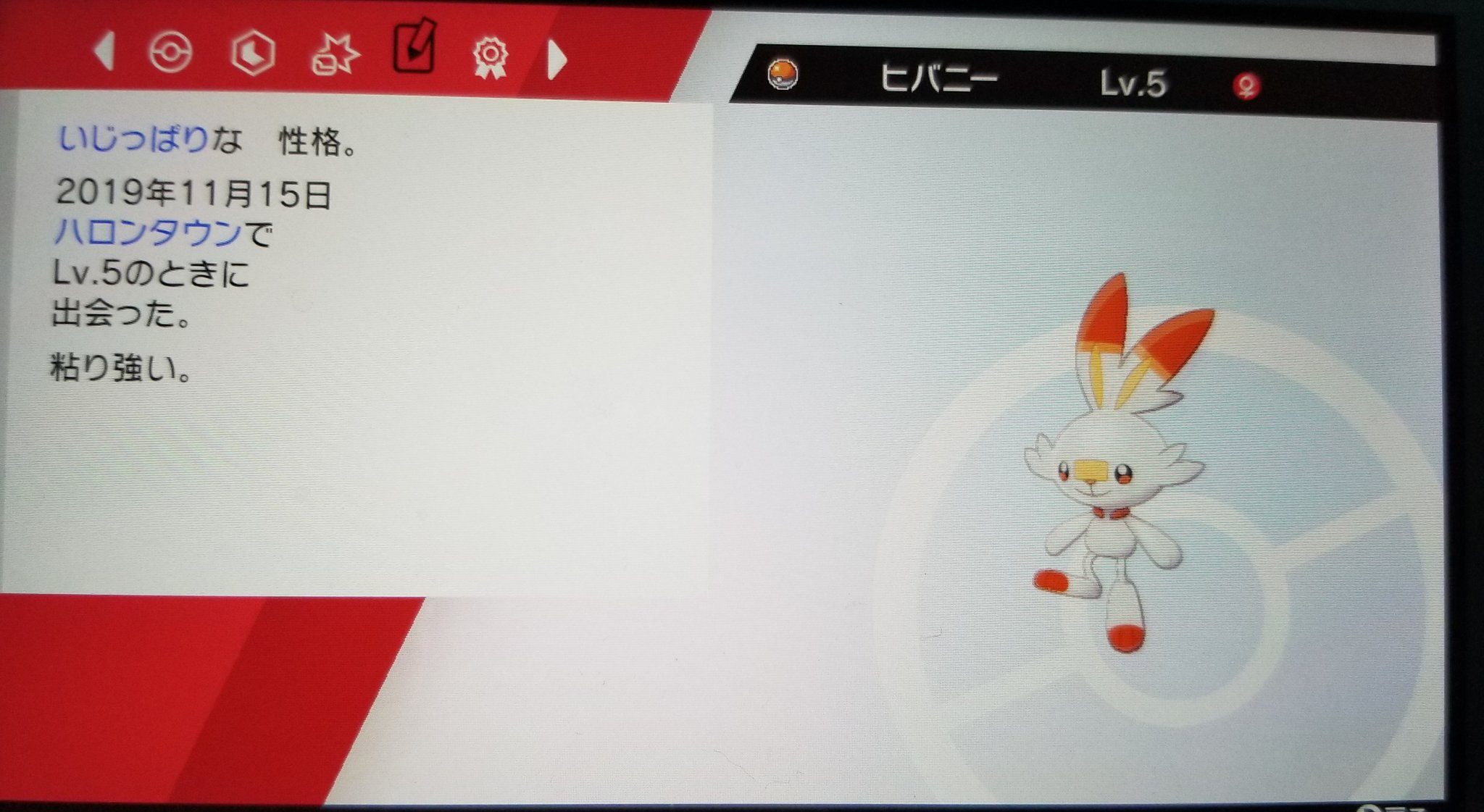 はるなん 息子が学校から帰ってきたので 二人でポケモンスタート 息子がソード 私がシールド 御三家は毎回ほのおタイプを選んでるのでヒバニーです 性格 Amp 性別を厳選する気満々だったけど 一発でお目当てのいじっぱりな女の子がきた やったね