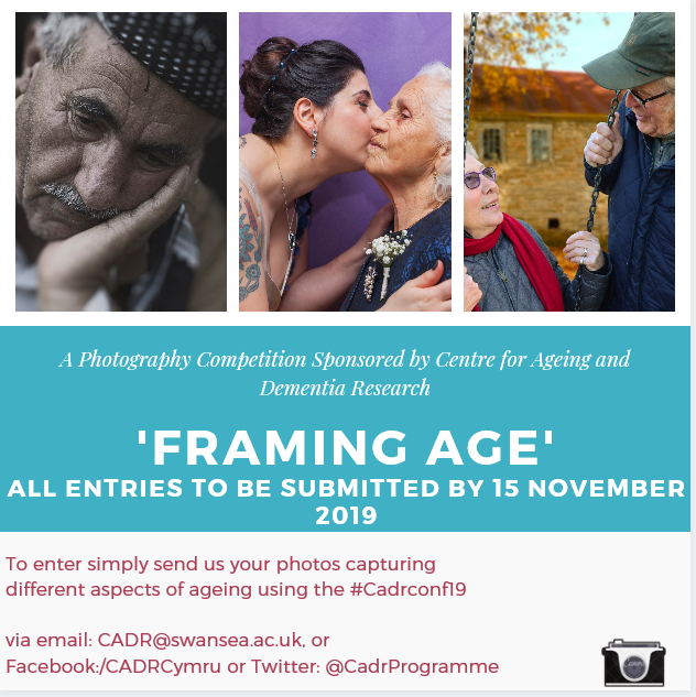 Today is your last chance to enter the CADR #photocomp 'Framing Age'.  We're looking for some great photos for the website and calendar. What does ageing mean to you? Do you have a photo that sums it up? If so, wherever you are in the world, enter today!  buff.ly/31t2Txe