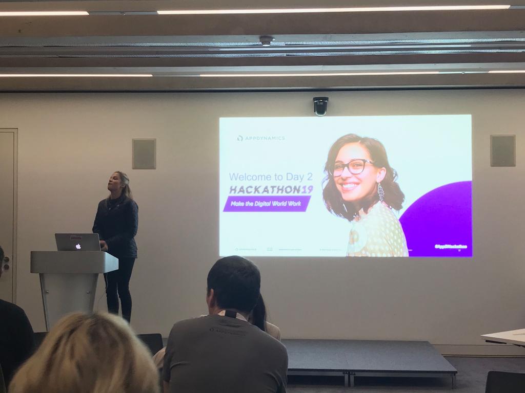 AppDynamics's tweet photo. We're all set for day 2 at the #AppDHackathon London! Let the competition continue...  #IoT #DigitalReflex https://t.co/R6WFvSiHmc