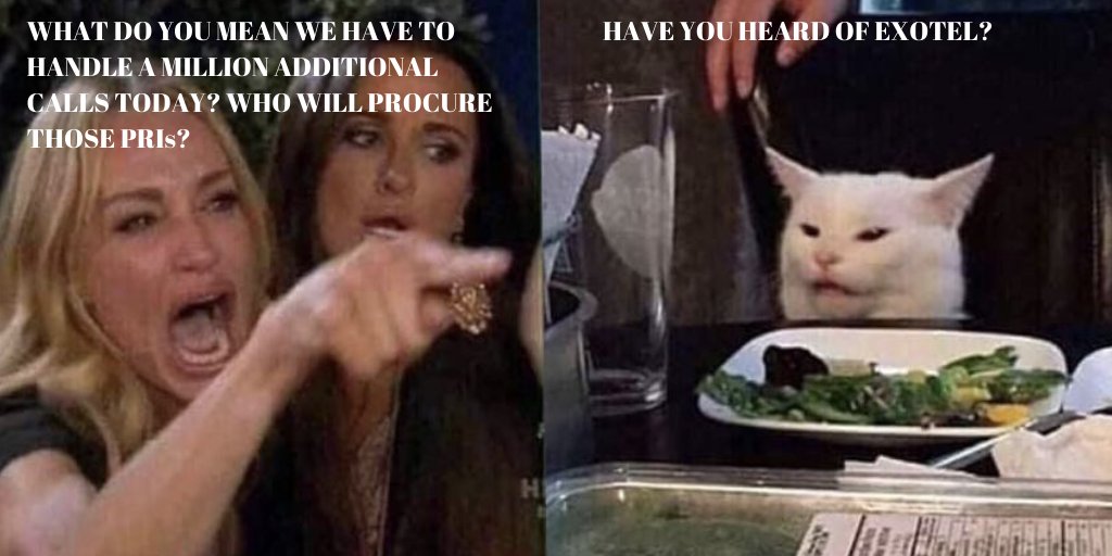 When our customers be losing it, guess who's got their back?