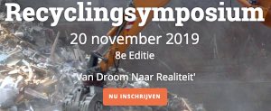 Het symposium is volgende week al!
Inschrijven kan nog: recyclingsymposium.nl