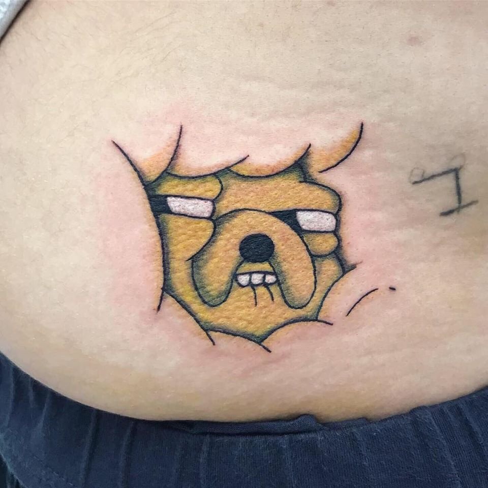 Finn and Jake going on a quest for dlemiski thanks so much            ignoranttattoos ignorantstyletattoo  androidoh  androidoh on Instagram