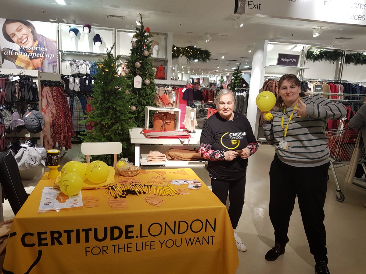 Great to see our volunteers at M&amp;S kew today <a href="/Certitude/">Certitude.London</a> well done all