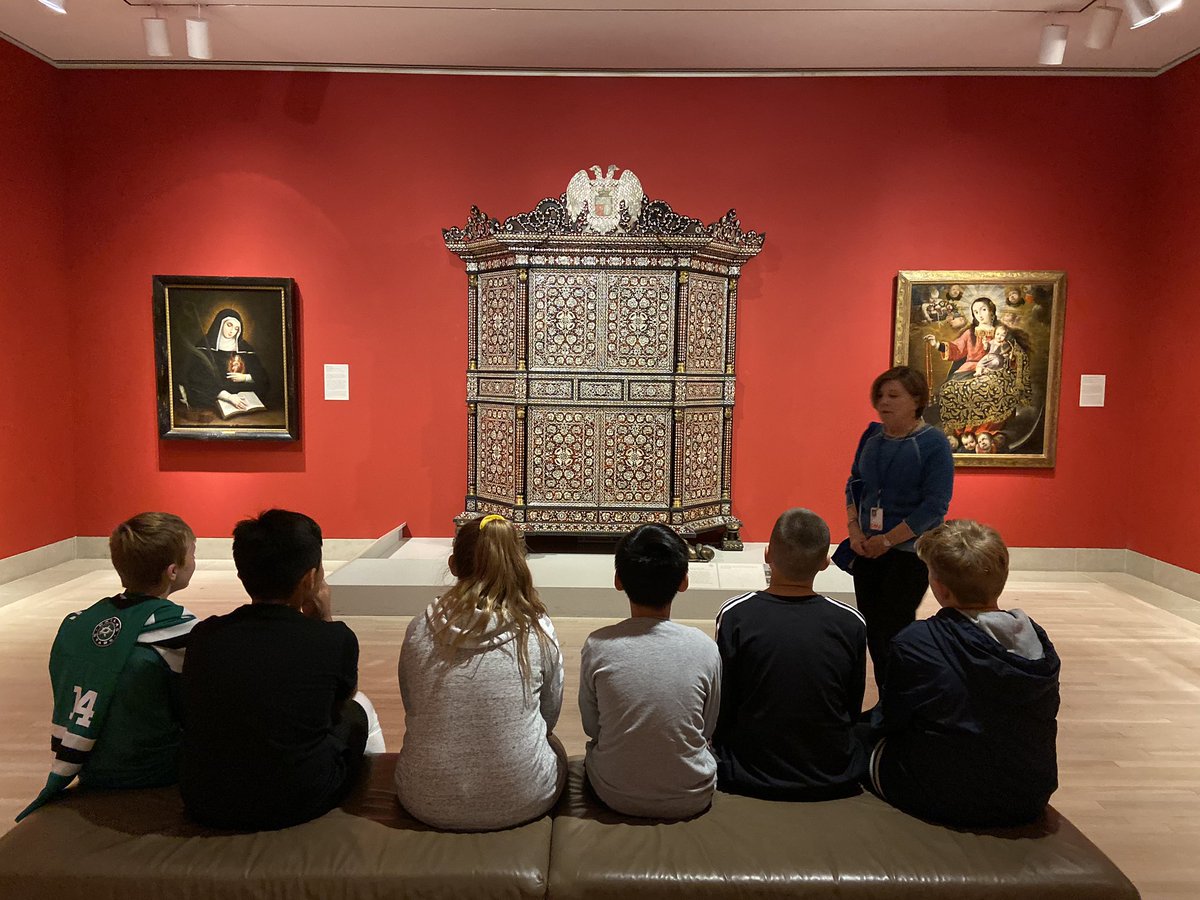 Had a great time @DallasMuseumArt with 5th grade @Rowlett_Bobcats today! Thank you @GISDArts for giving our students such an enriching experience and the #DMADocents for their time and knowledge
#ChooseGarlandISD
#yearofalignment #risingartists #endlessstories