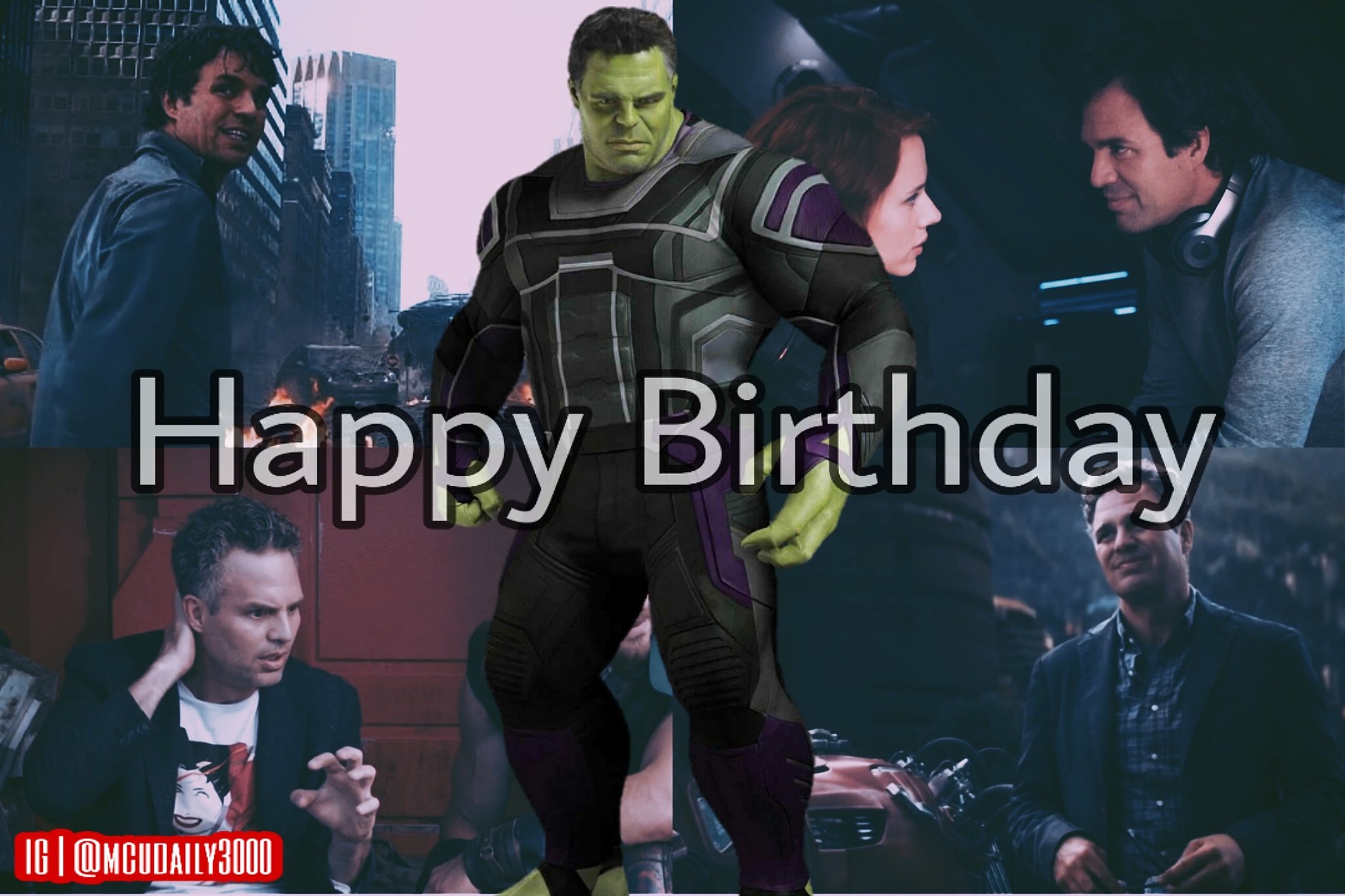   Happy Birthday to the big green Mark Ruffalo 