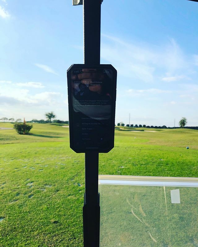 NickDuffyGolf's tweet image. Love my new @rokform case stick on the cart play music or use the GPS #beyondprotection #liverokform use my discount code to get one of their amazing products NDG25 ift.tt/37tJal8