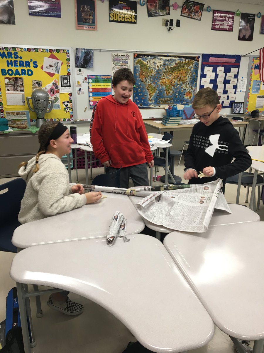 6thCoyotes's tweet photo. On Friday, November 22nd the sixth-grade teams learned about the "D" in PRIDE.  Students participated in a STEM Tower Building Challenge to show their "determination". https://t.co/t3EiwJF9N2