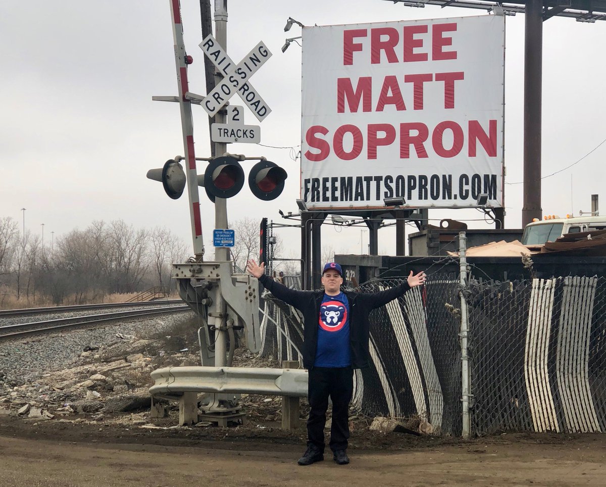 PatrickWalsh05's tweet photo. On November 21, 2019, The Honorable LeRoy K. Martin Jr., Presiding Judge of the Cook County Circuit Court, Criminal Division, granted Matt Sopron's Petition for a Certificate of Innocence. @FreeMattSopron #MattSopron #Vindicated https://t.co/bbREWqne42