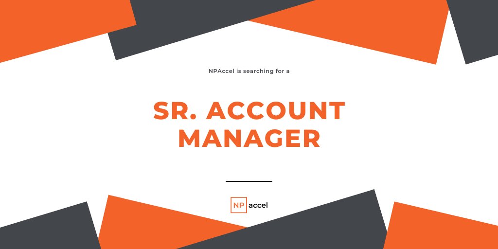 #NowHiring Sr. Account Manager! The Sr. Account Manager is a client-facing role. This role is responsible for building and maintaining healthy client relationships. Apply Online today! >>> npaccel.com/career/?p=job%… #DigitalMarketing #LehiJobs #UtahCareers