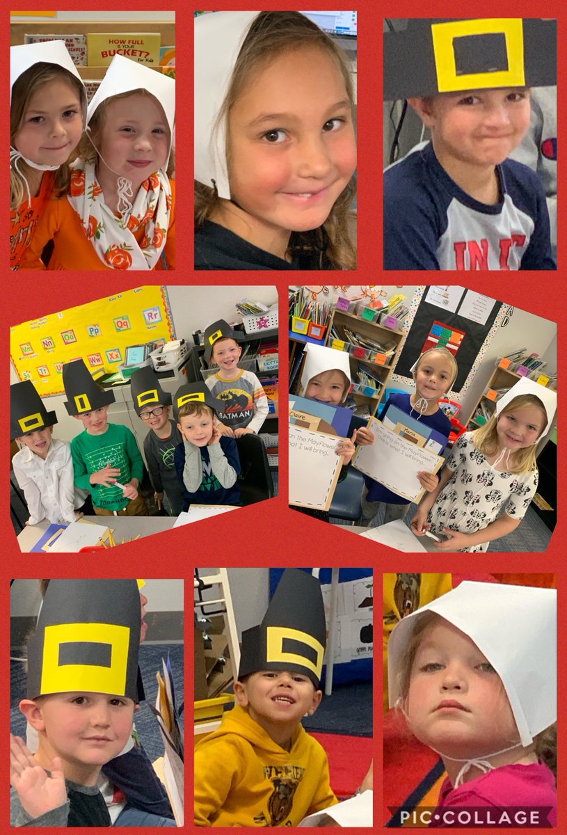 Happy Thanksgiving from our PCE Kindergarten pilgrims!