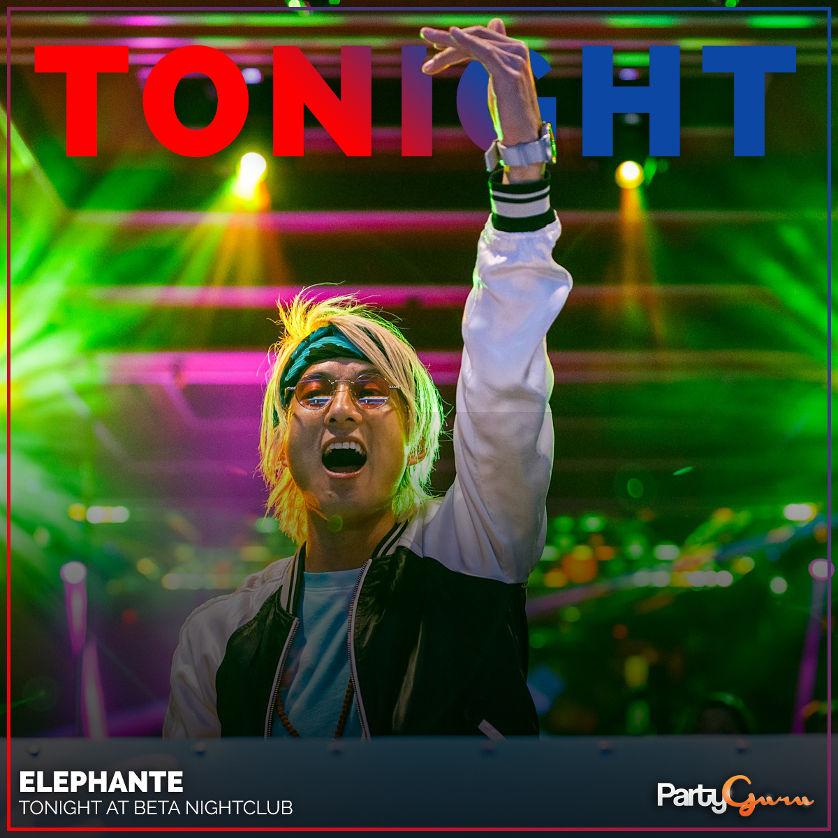 Didn't get to catch <a href="/iamtheELEPHANTE/">elephante</a> last night? You're in luck because Tonight he takes over <a href="/BetaNightclub/">BETA 2.0</a> ! Who are we seeing there? 🐘